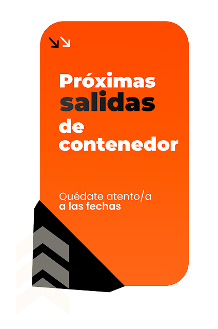 Próximas salidas de contenedor